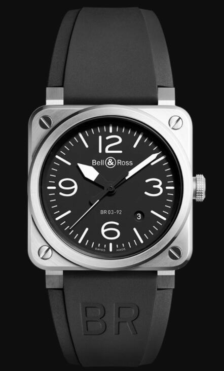 Bell & Ross BR 03-92 STEEL BR0392-BLC-ST Replica Watch